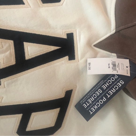 GAP Other - GAP White and Brown Sweatshirt with Bold Lettering
